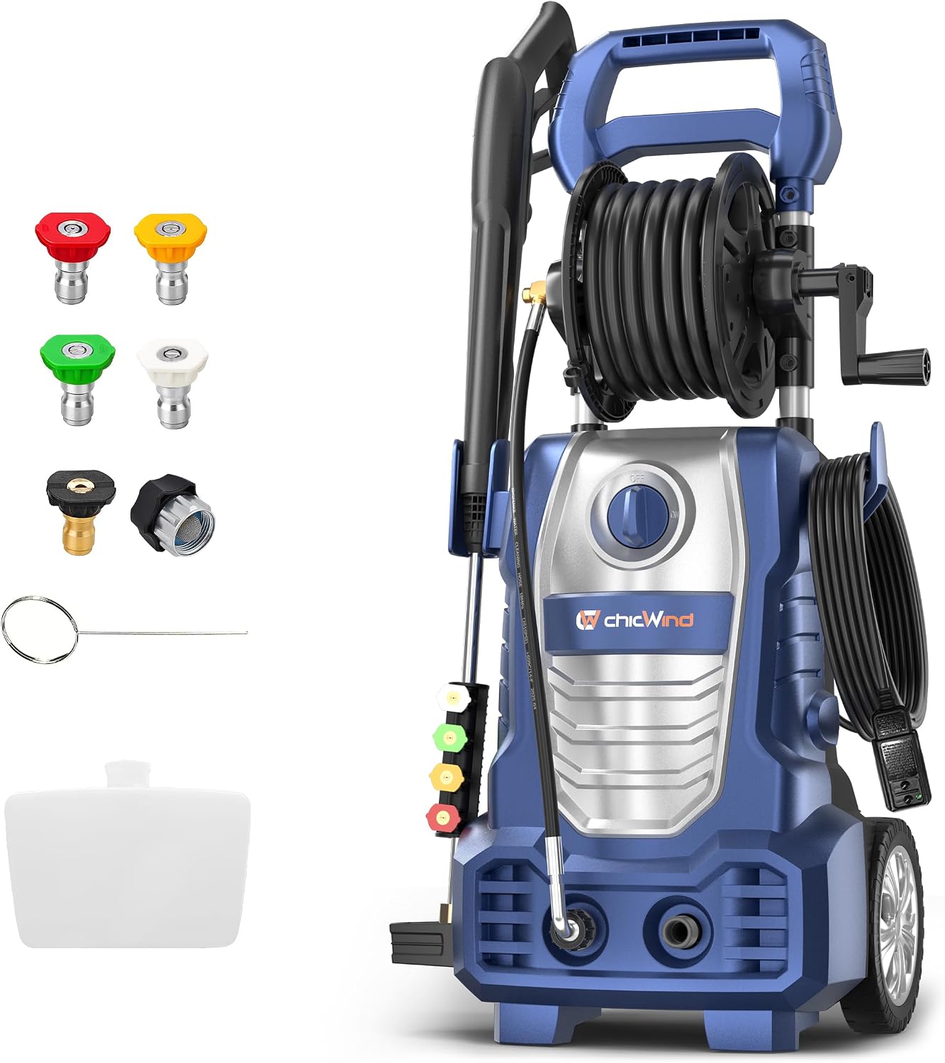Electric Reel - Hidrolavadora eléctrica de 2070 PSI, con