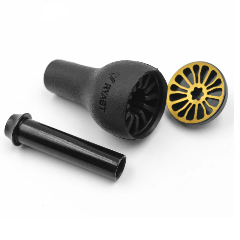 Pomo negro de TPE de 27 mm, co - Conventional Reel reseña y precio